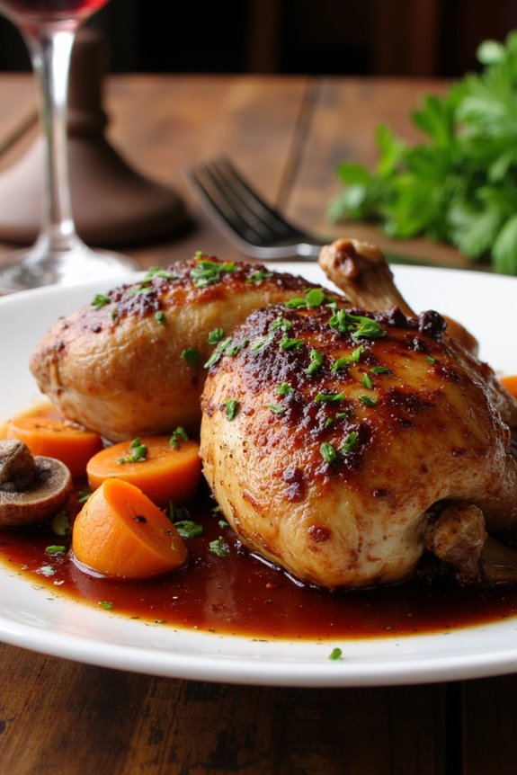 hearty french wine dish