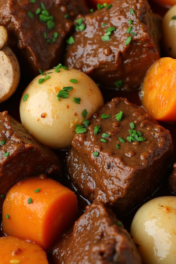 hearty red wine stew