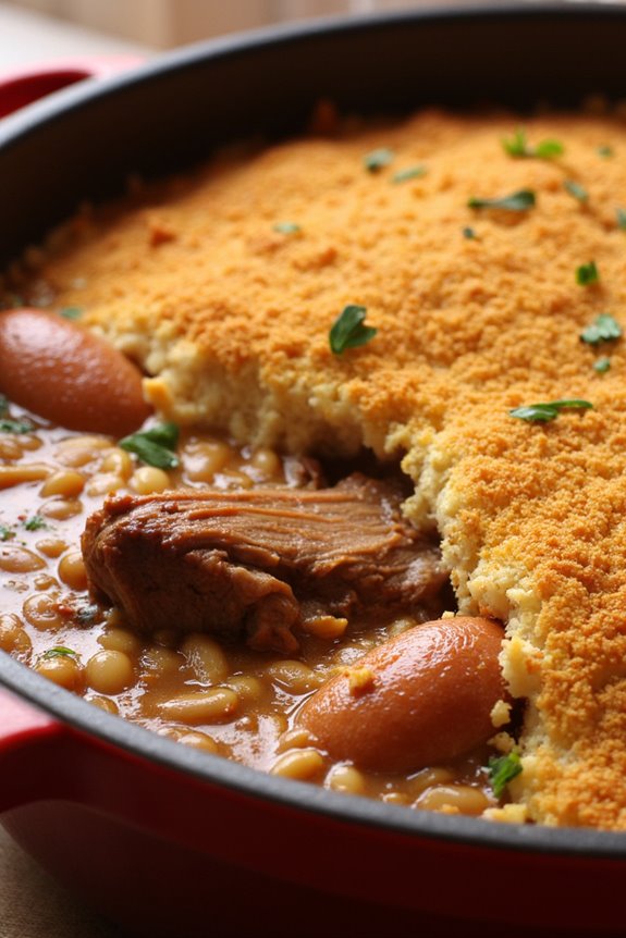hearty rustic french casserole
