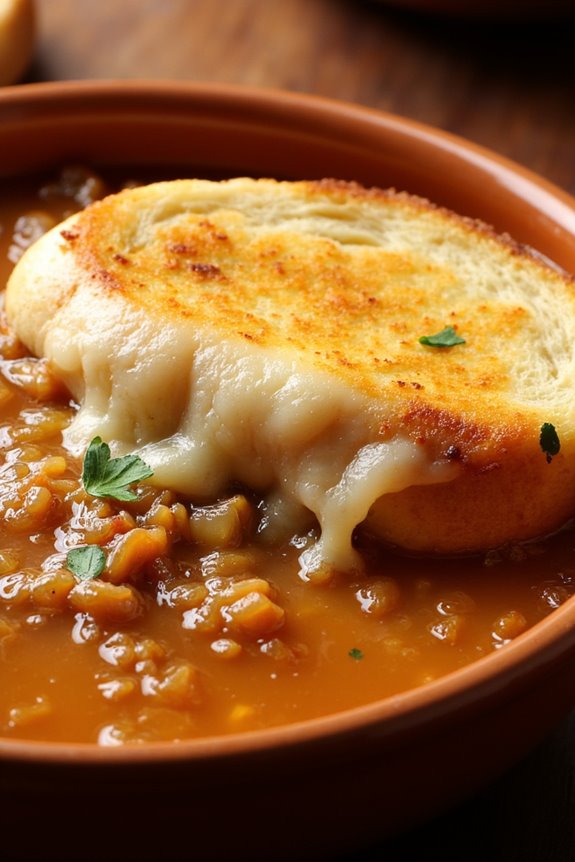 hearty vegetarian french onion