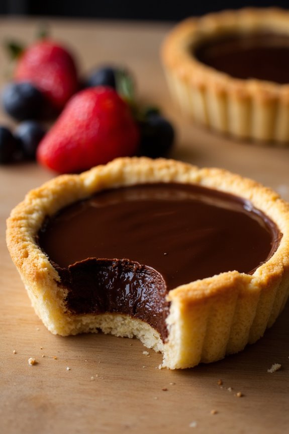 indulgent chocolate pastry dessert