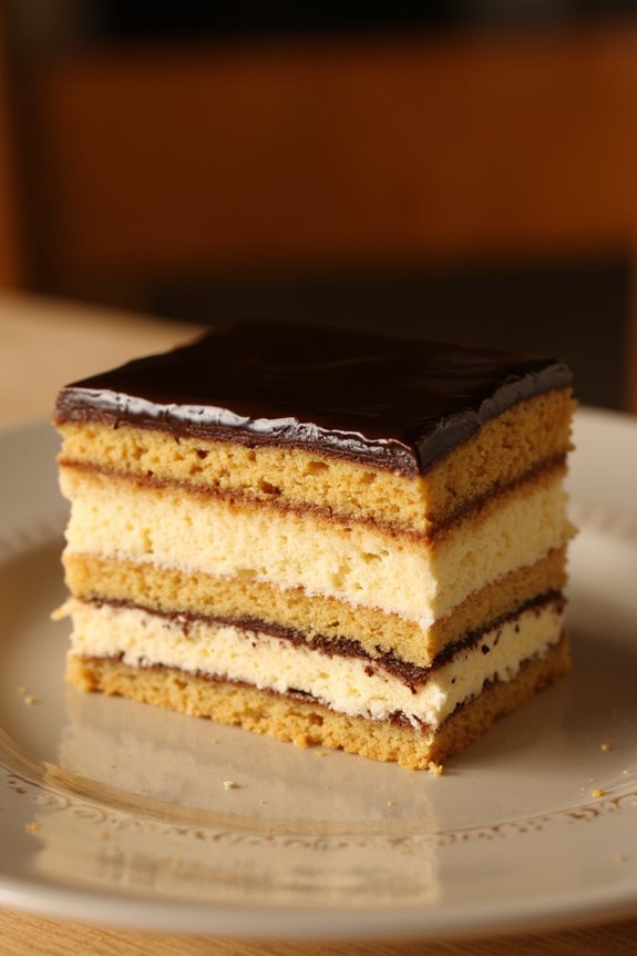 indulgent multi layered chocolate dessert