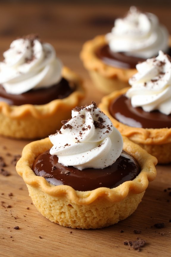 irresistible bite sized chocolate pies