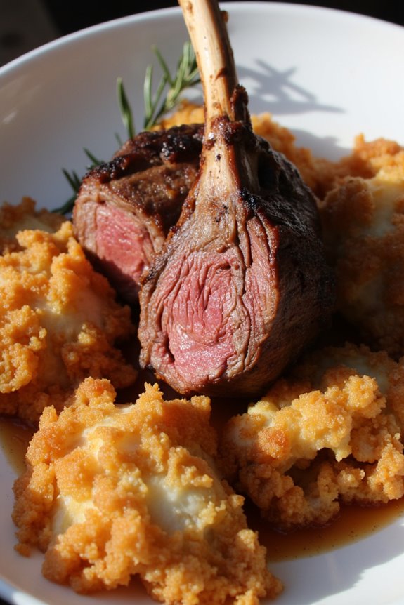 lamb roast with cracklings