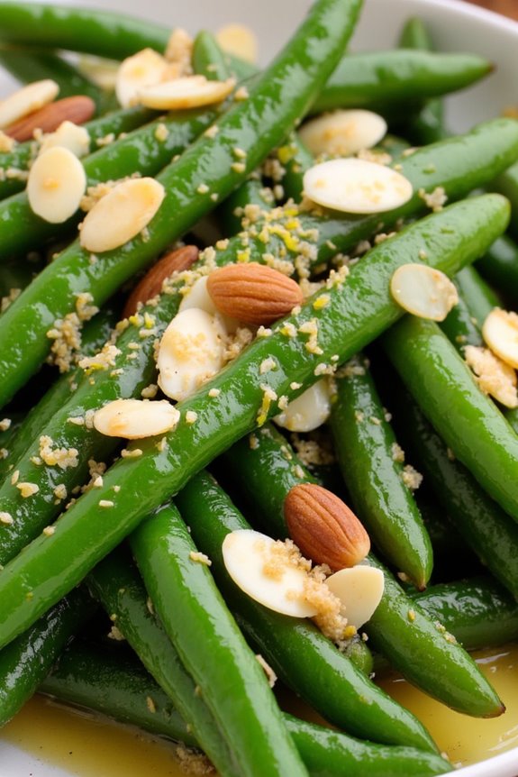 lemon butter green beans