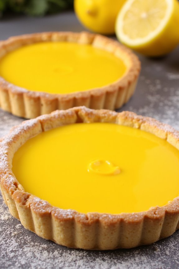 lemon tart sweet and tangy