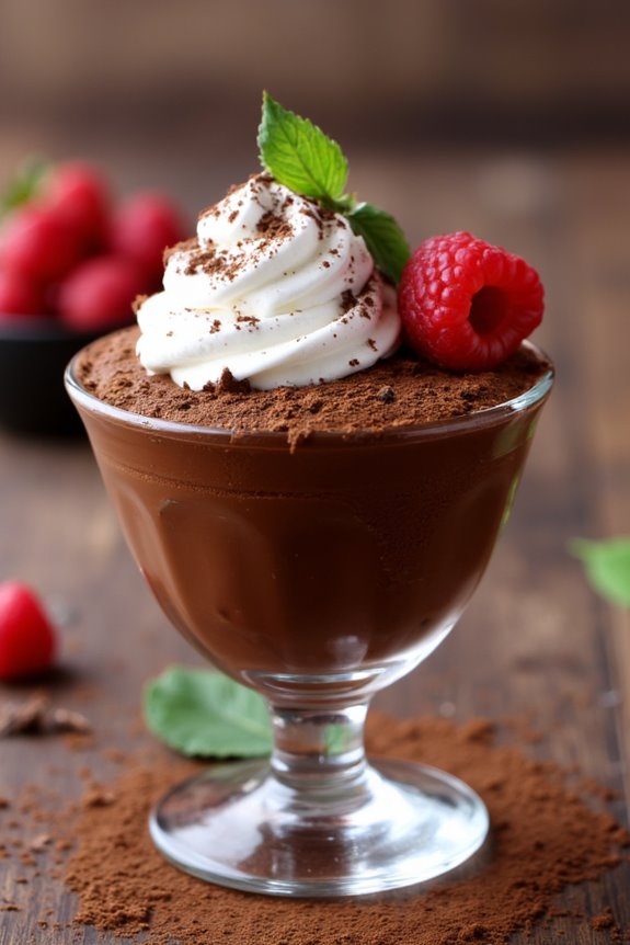 light and airy chocolate delight