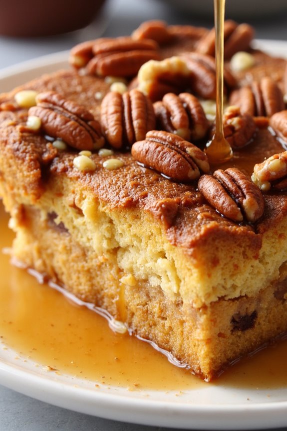 maple pecan french toast bake