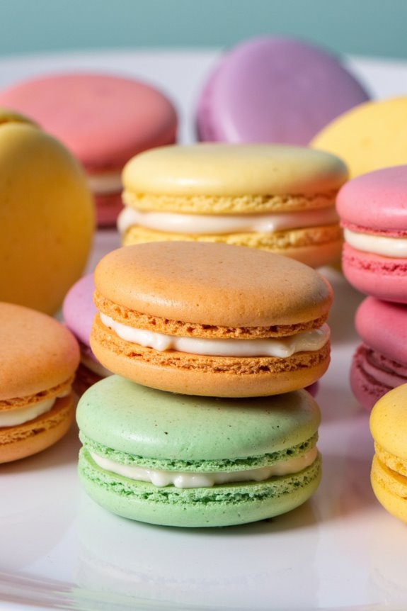 mastering colorful almond macarons