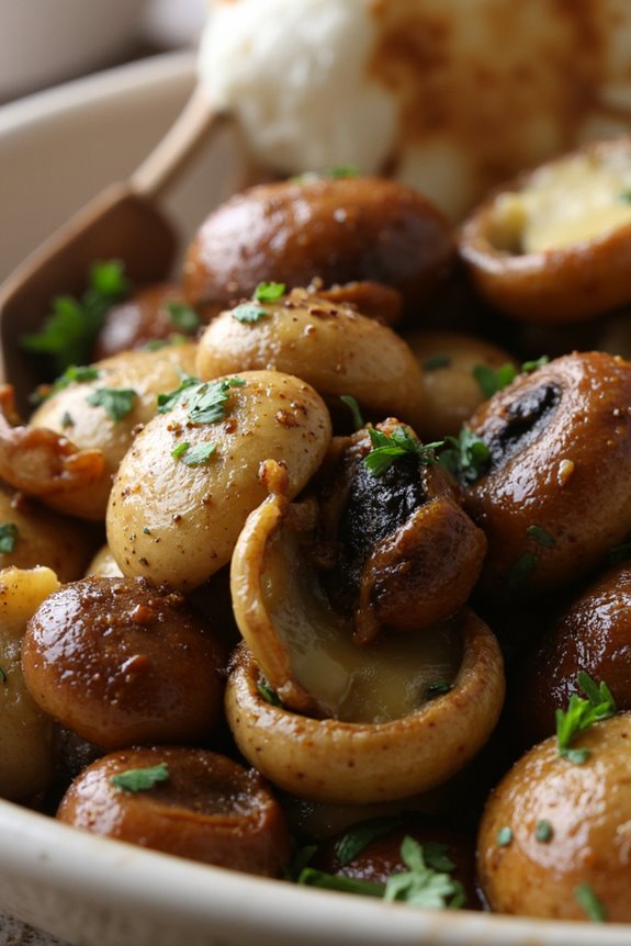 mushrooms in zesty marinade