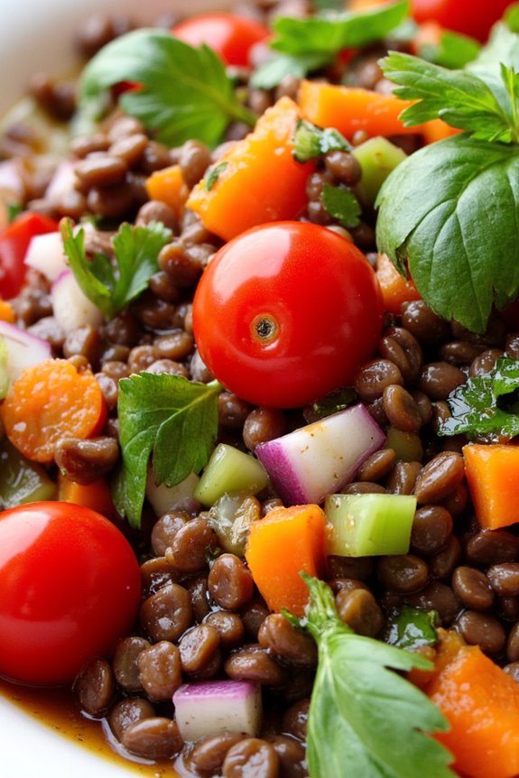 nutritious lentil salad recipe