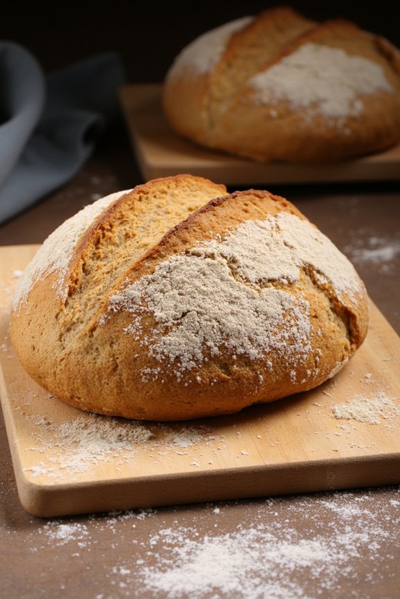 nutty wholesome crusty bread