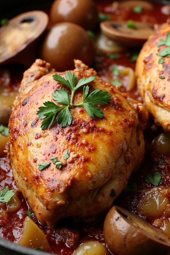 one pan french chicken dish