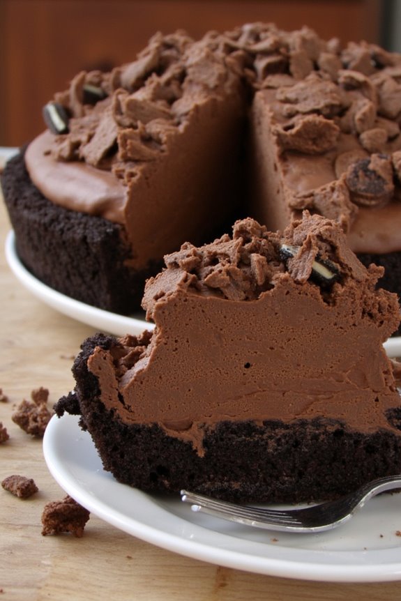 oreo crust chocolate pie