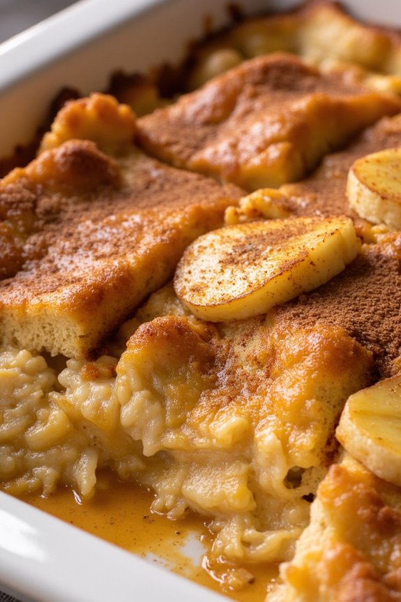 peanut butter banana casserole