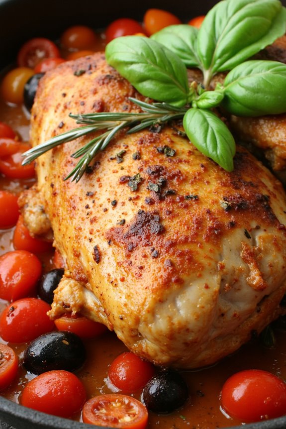 provencal chicken with herbs