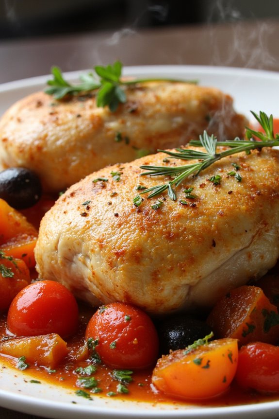 provencal chicken with vegetables