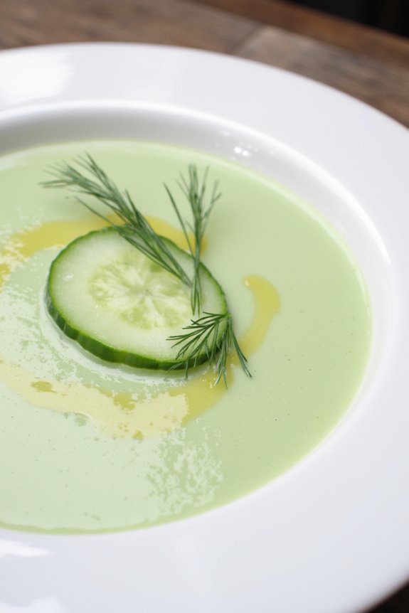 refreshing summer cucumber soup