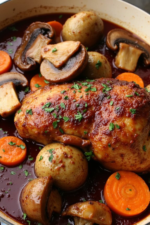 romantic rustic chicken dish