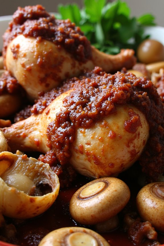 rustic chicken in wine