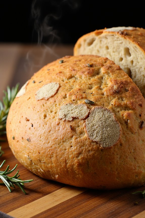 rustic garlic rosemary bread