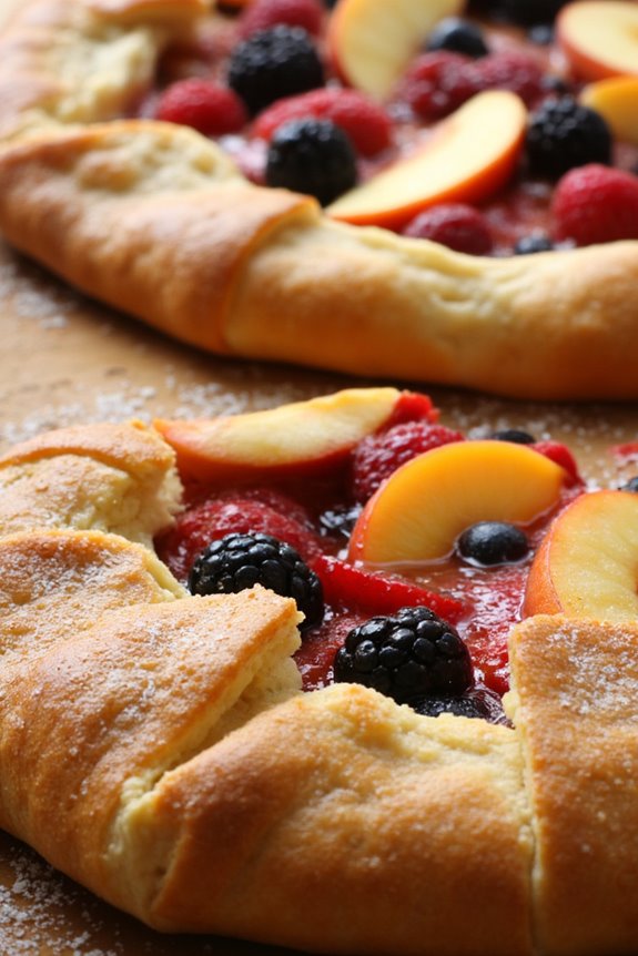 rustic seasonal fruit pastry