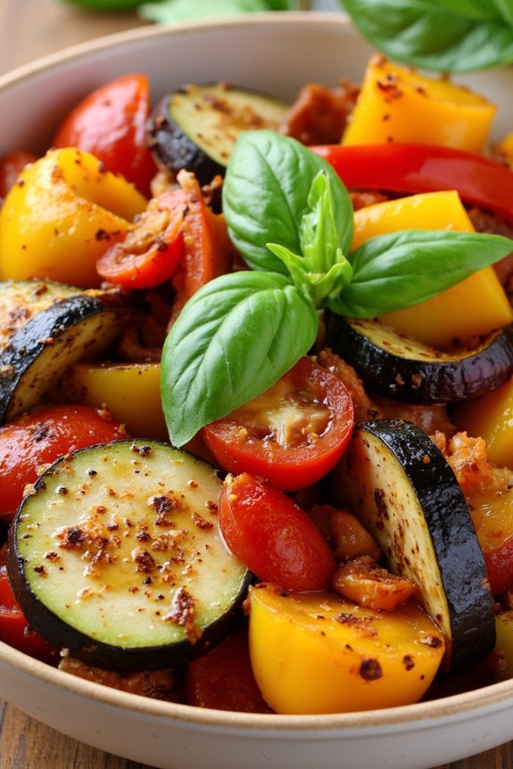 rustic vegetable medley dish