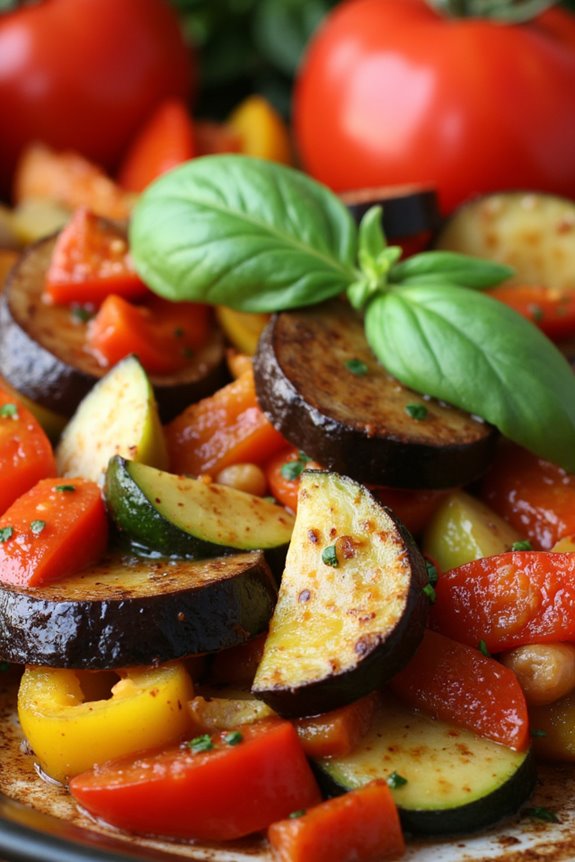 rustic vegetable medley dish