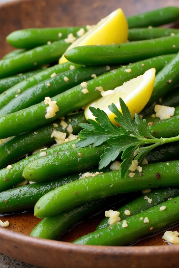 saut ed green beans recipe