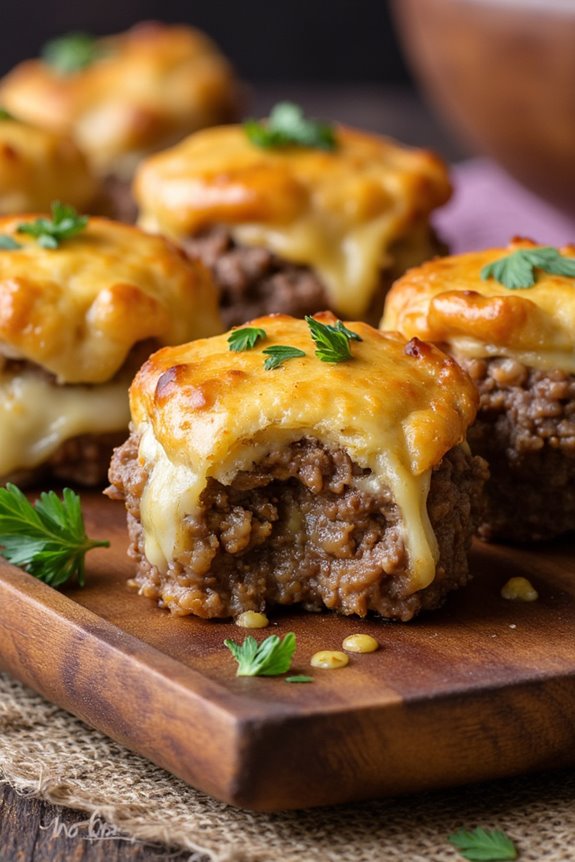 savory bite sized meatloaf delights