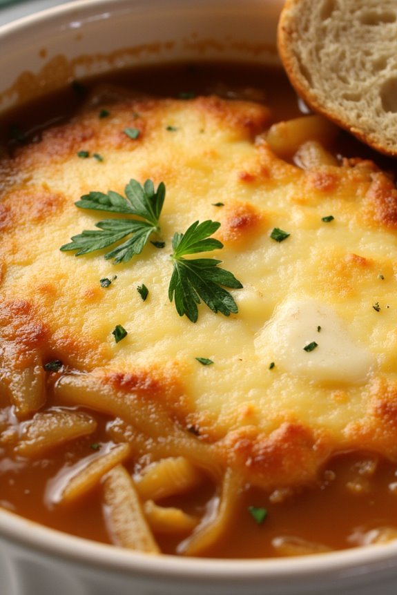 savory caramelized onion soup