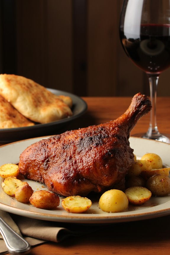 savory duck confit masterpiece