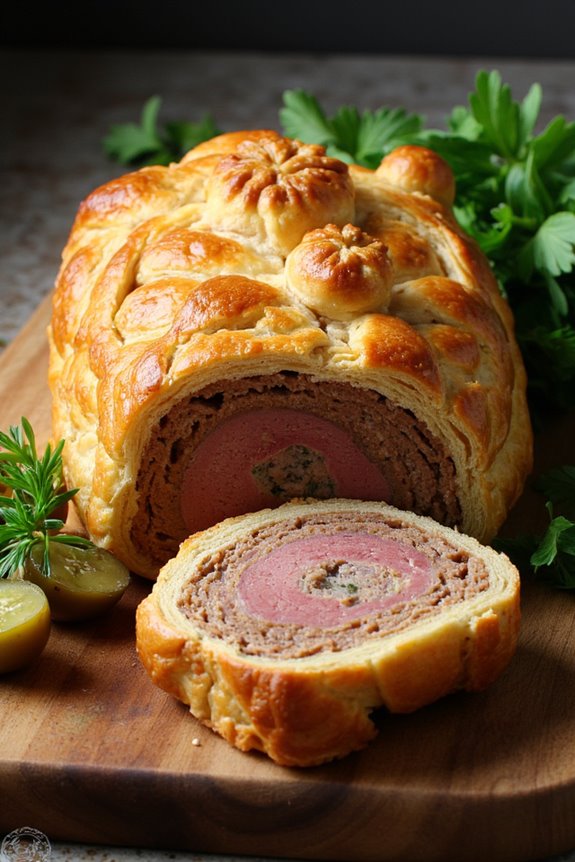 savory meat pie delicacy