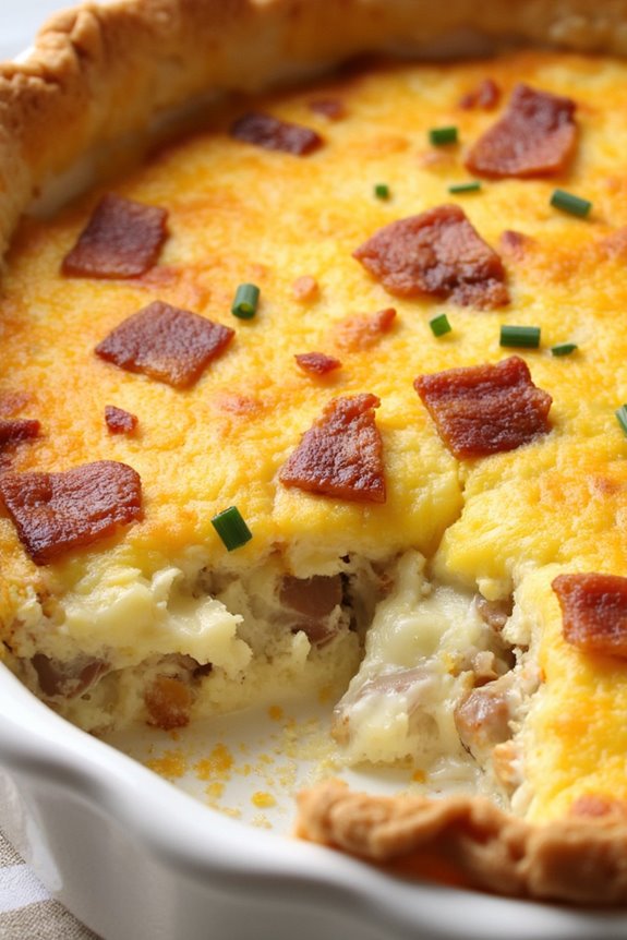 savory quiche lorraine casserole