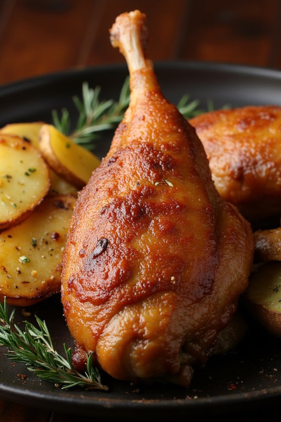 savory slow cooked duck dish