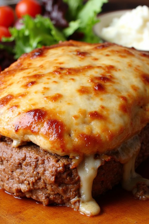 savory swiss cheese meatloaf