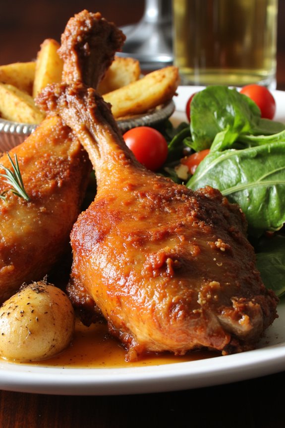 slow cooked flavorful duck