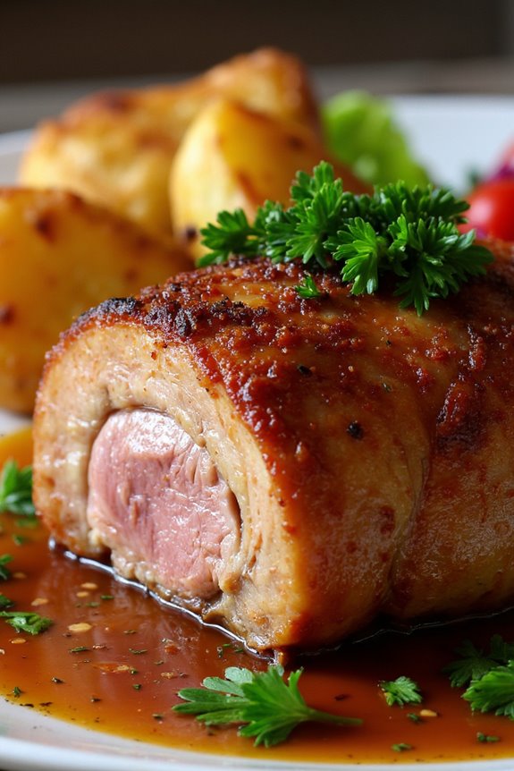 slow cooked tender duck delight