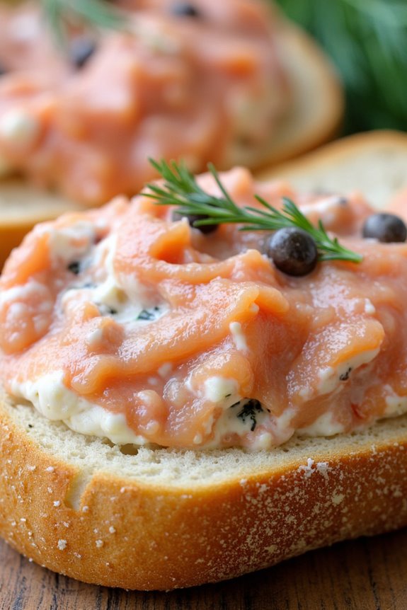 sophisticated smoked salmon spread