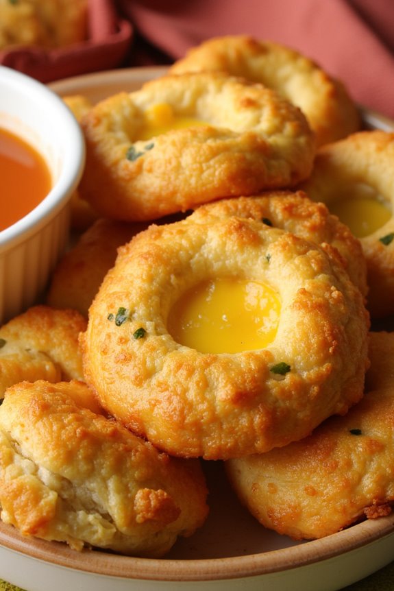 spicy cheese puff delights