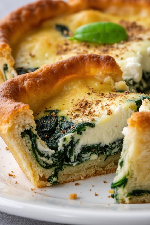 spinach goat cheese tart recipe