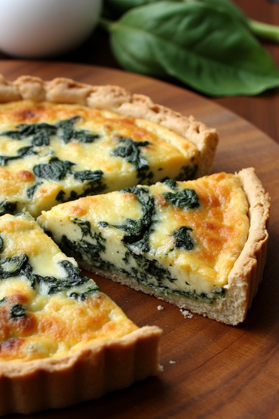 spinach quiche recipe delights