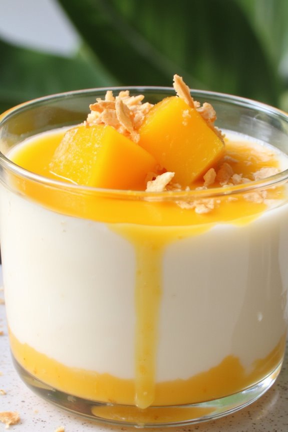 tropical coconut mango delight