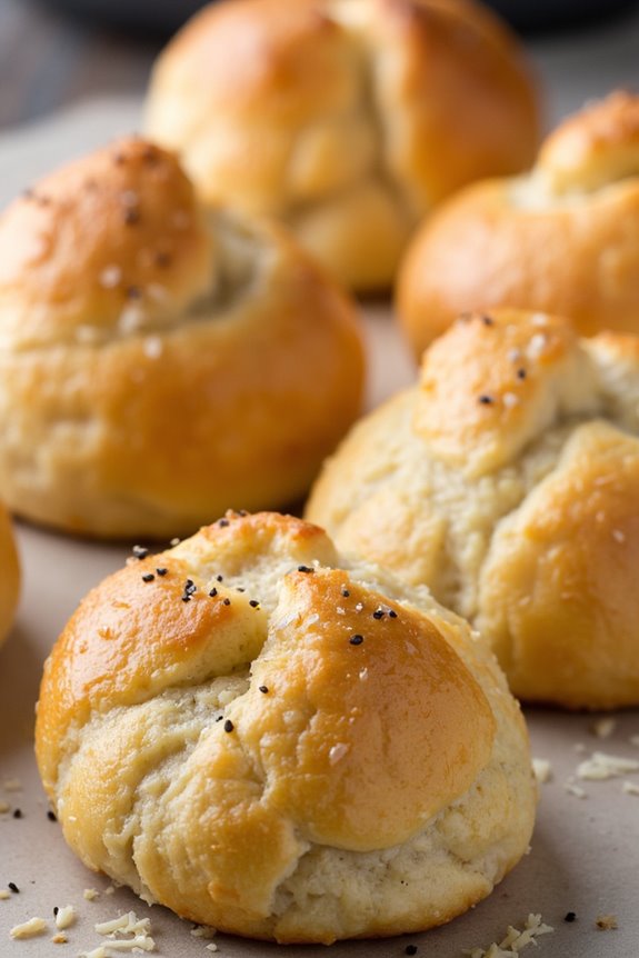truffle infused cheesy puffs