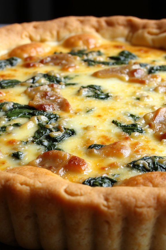 vegetarian quiche lorraine delight