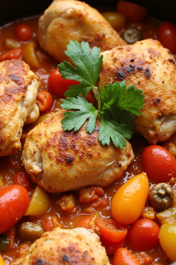 vibrant chicken stew delight