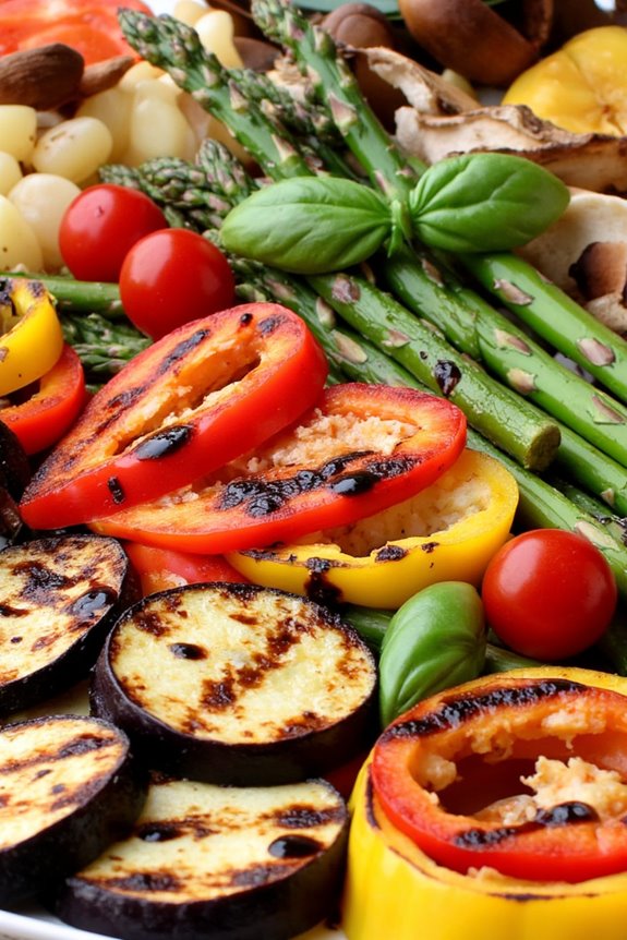 vibrant grilled vegetable medley