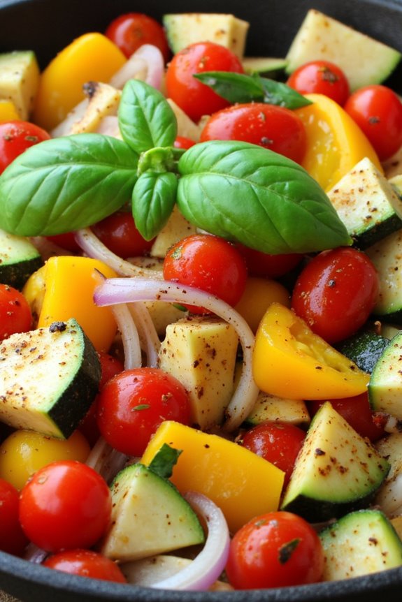 vibrant mediterranean vegetable medley