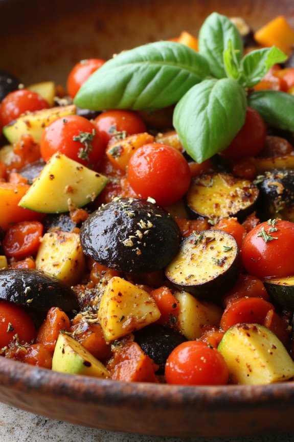 vibrant mediterranean vegetable medley