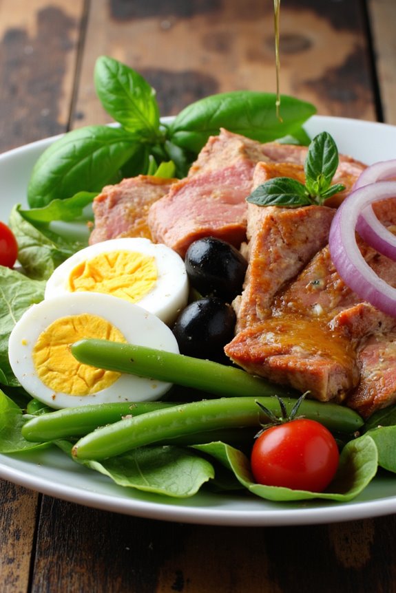 vibrant mediterranean vegetable salad